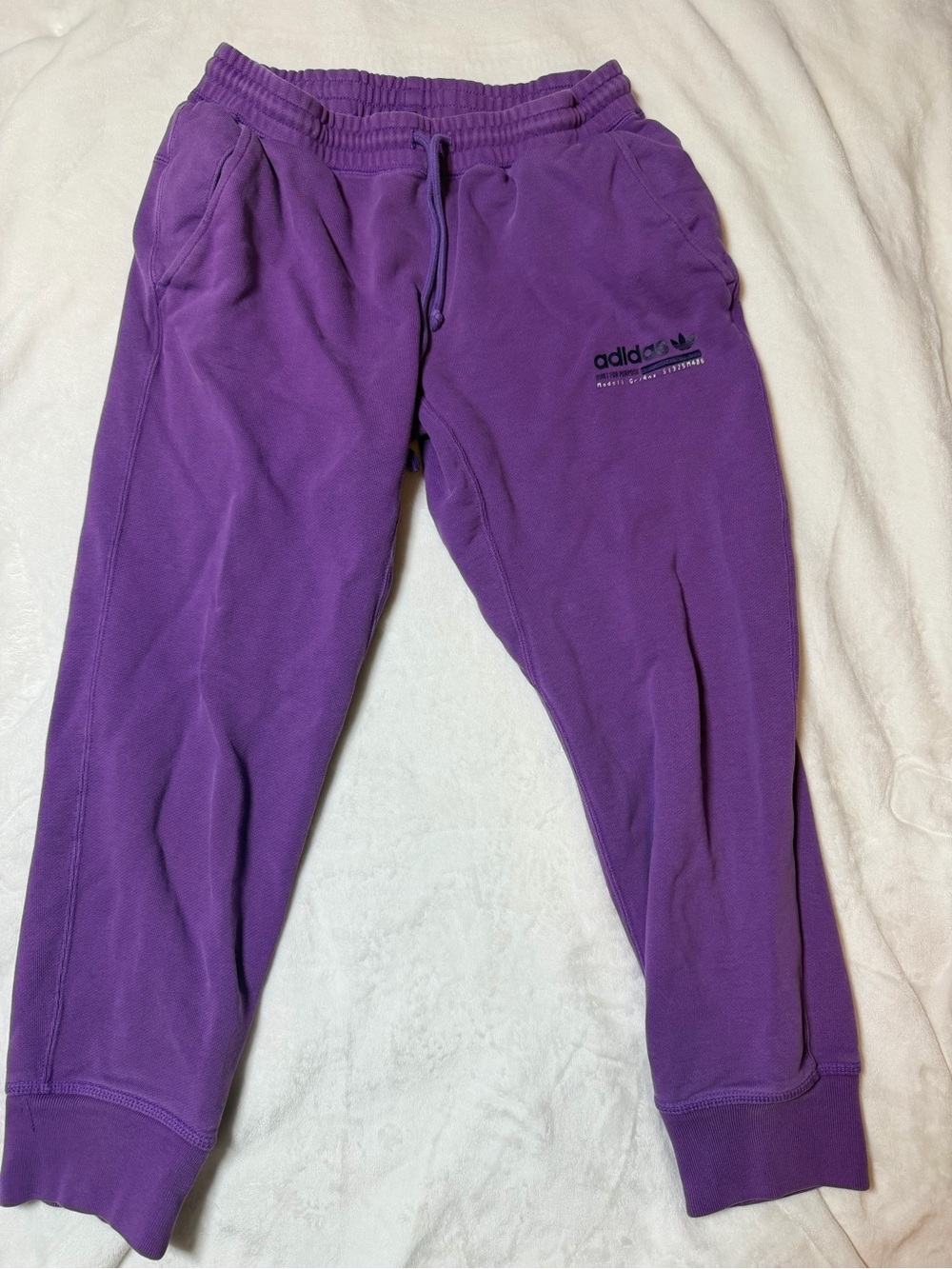 Adidas Purple Jogger Bottoms
